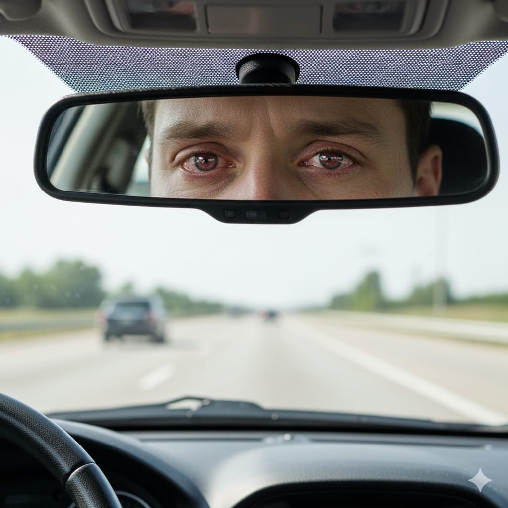 Symptoms comparison of driving fatigue vs eye strain