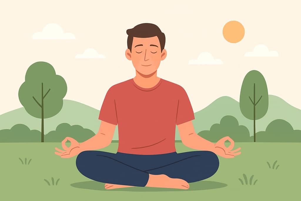 Diagram showing how can stress and anxiety affect your eyesight through cortisol levels.