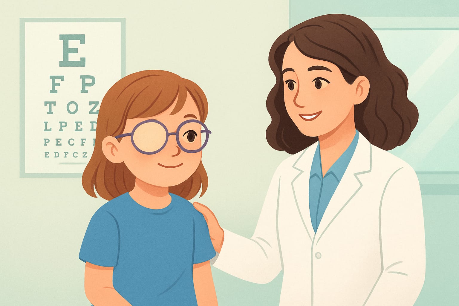 Treatment for Lazy Eye Amblyopia in children using occlusion therapy.