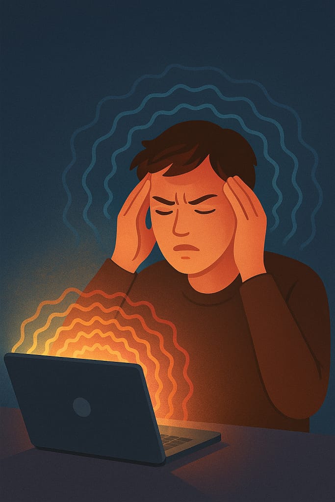 Ocular migraine triggered by screen exposure and bright light