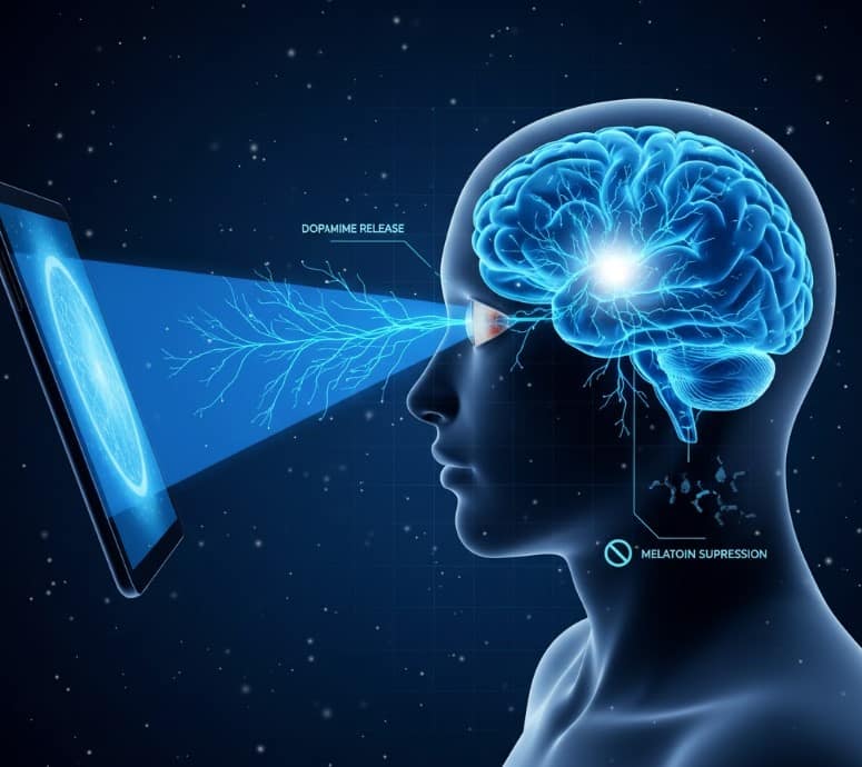 blue light and the brain cognitive performance